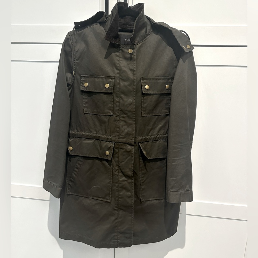 J Crew Women’s jacket in military green size XS